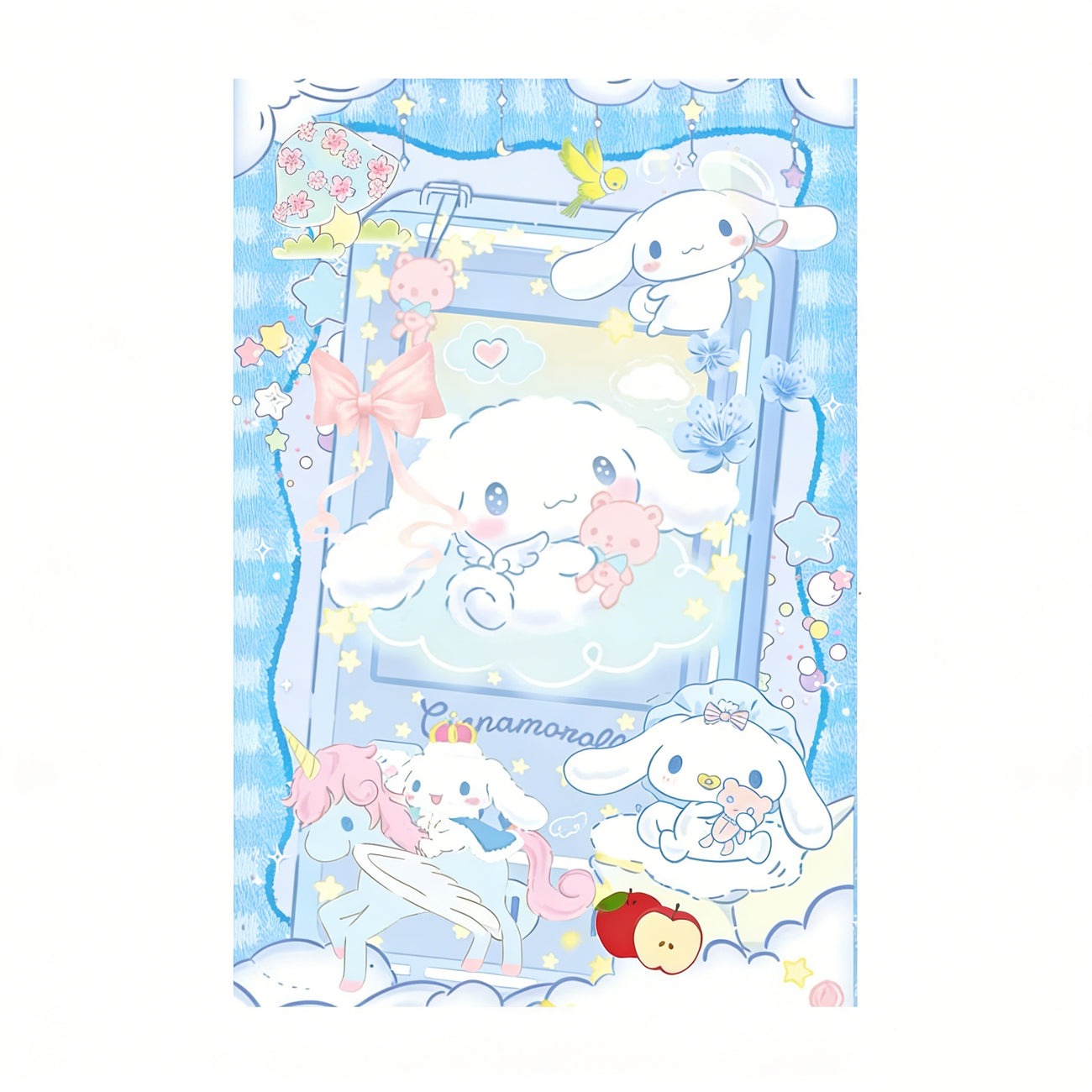 Cinnamoroll Blue Sky Flower Basket Party Set A5 - Image 3