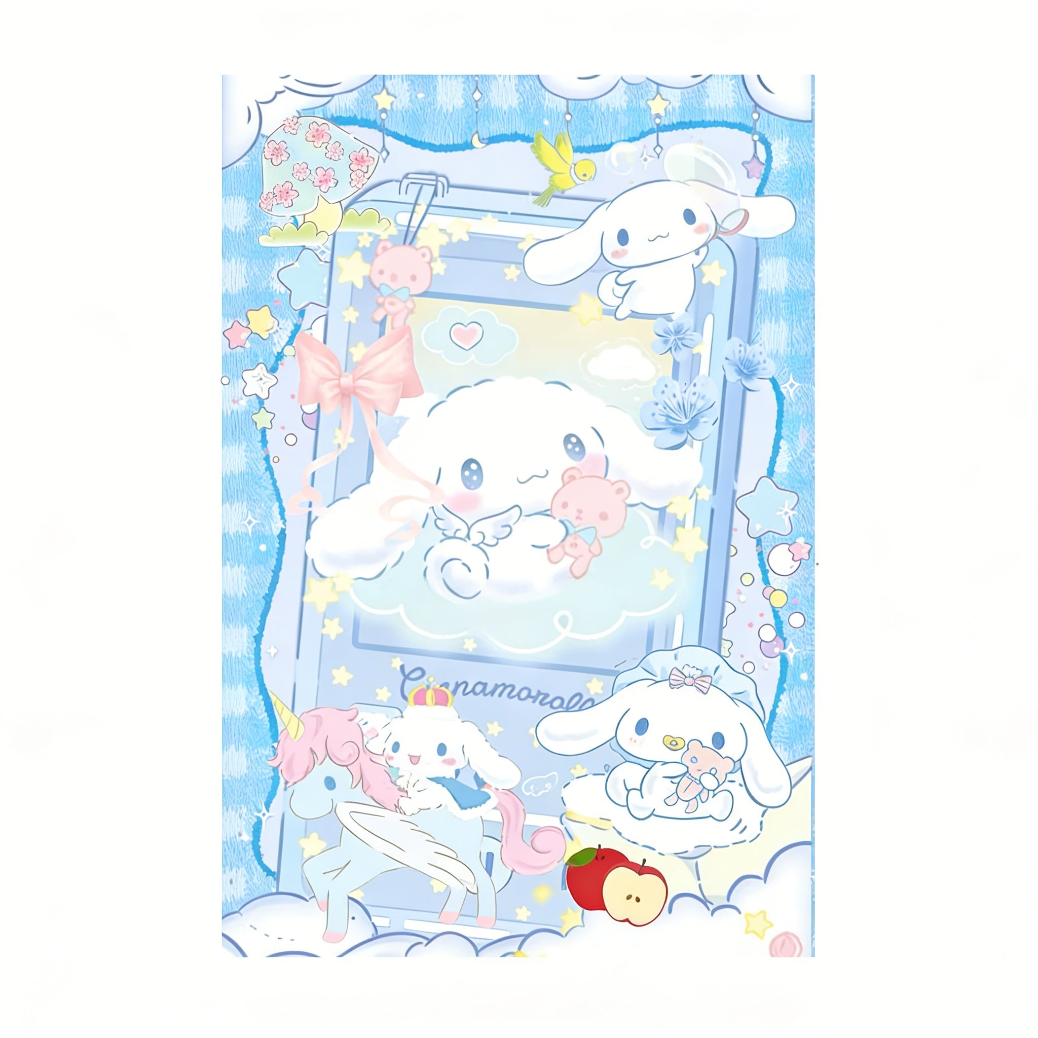 Cinnamoroll Blue Sky Flower Basket Party Set A5 - Image 3