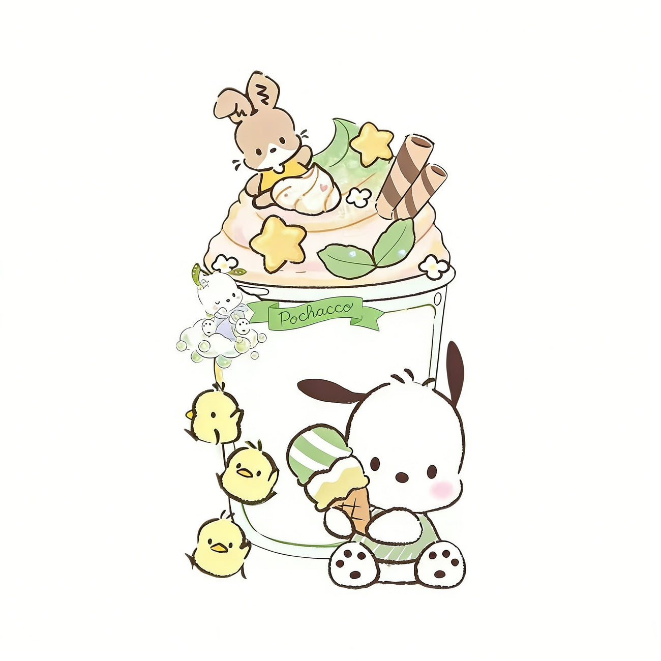 Pochacco Sweet Matcha Time Collection A5 - Image 2