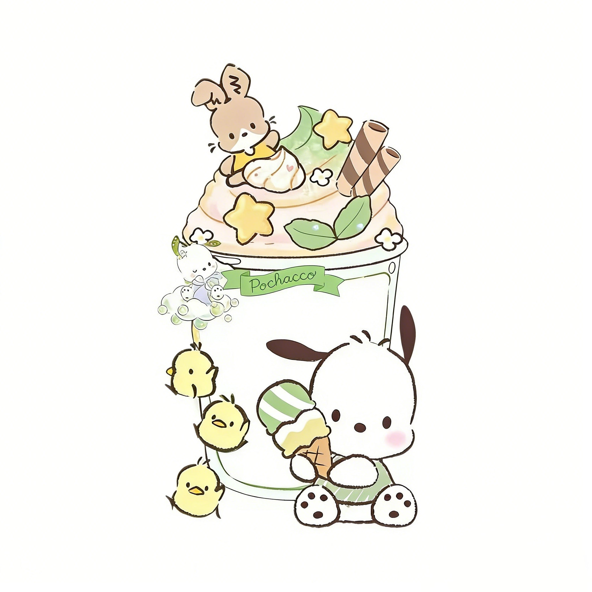 Pochacco Sweet Matcha Time Collection A5 - Image 2