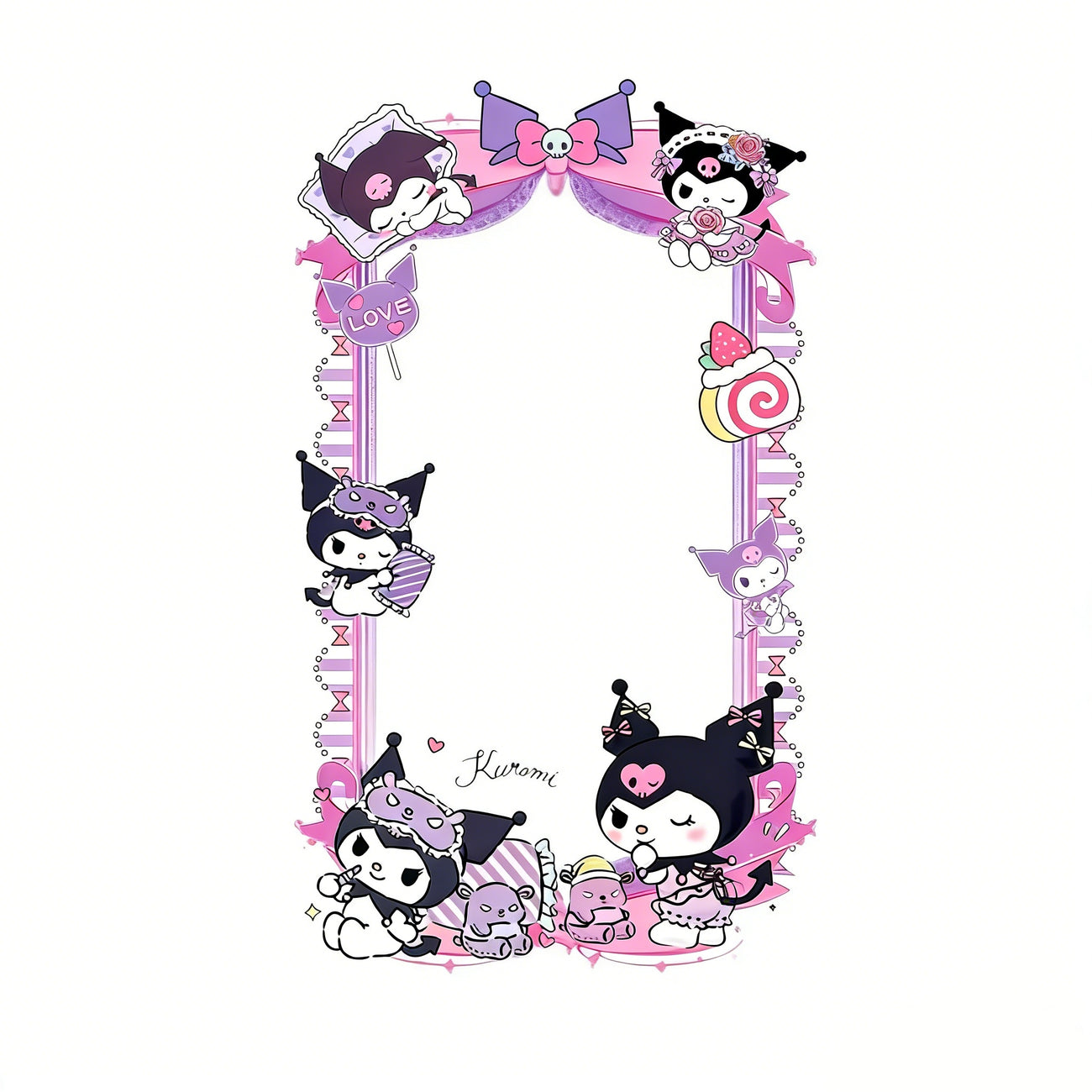 Kuromi Princess Cake Party Set A5 - Image 2