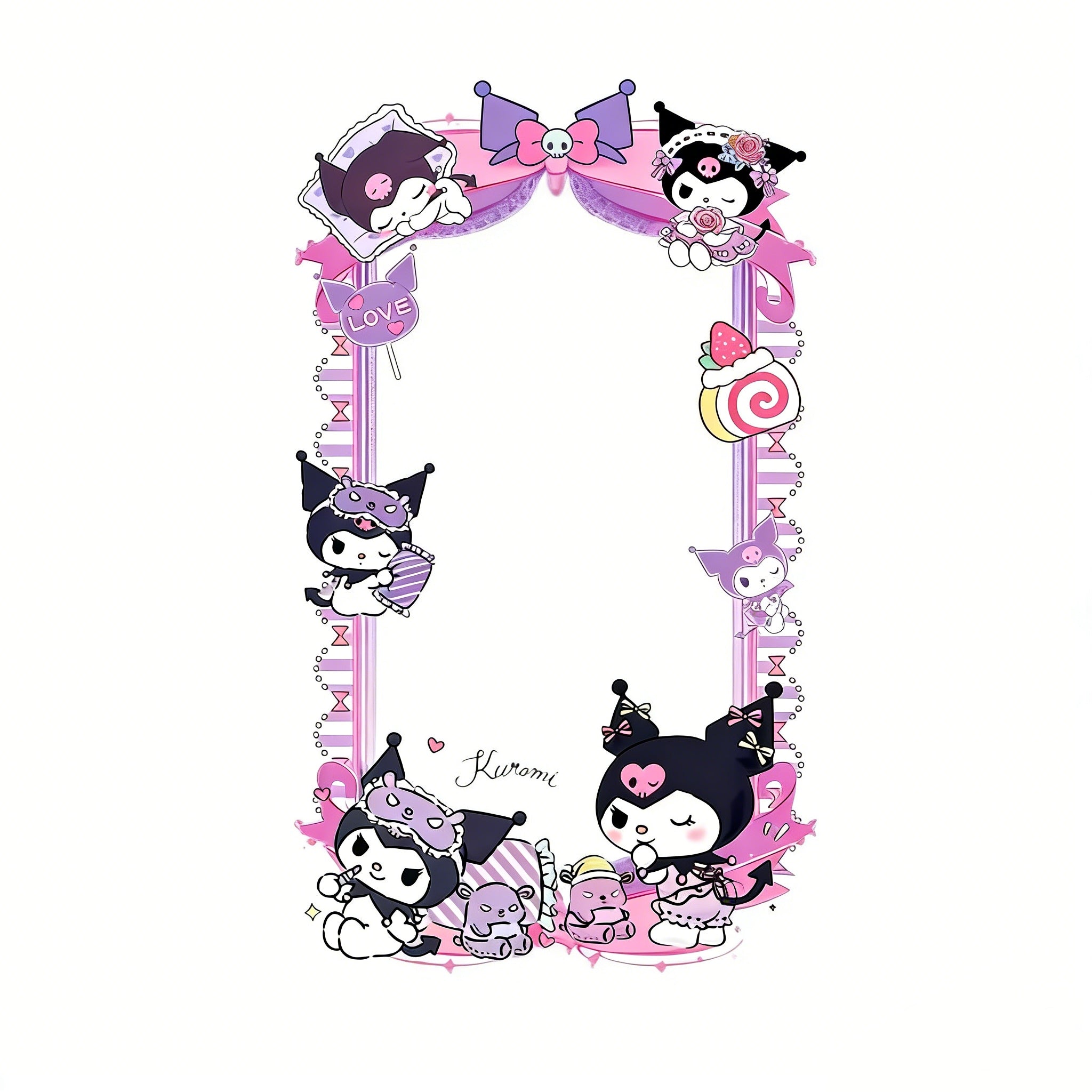 Kuromi Princess Cake Party Set A5 - Image 2