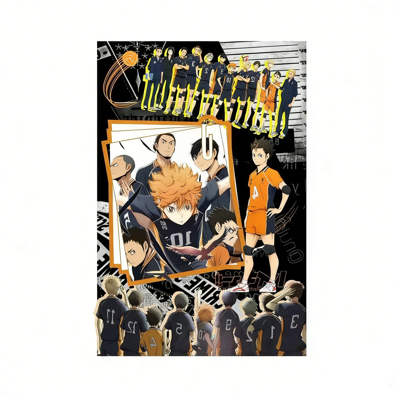 Haikyuu!! The Crows Team Line A5 - Image 3