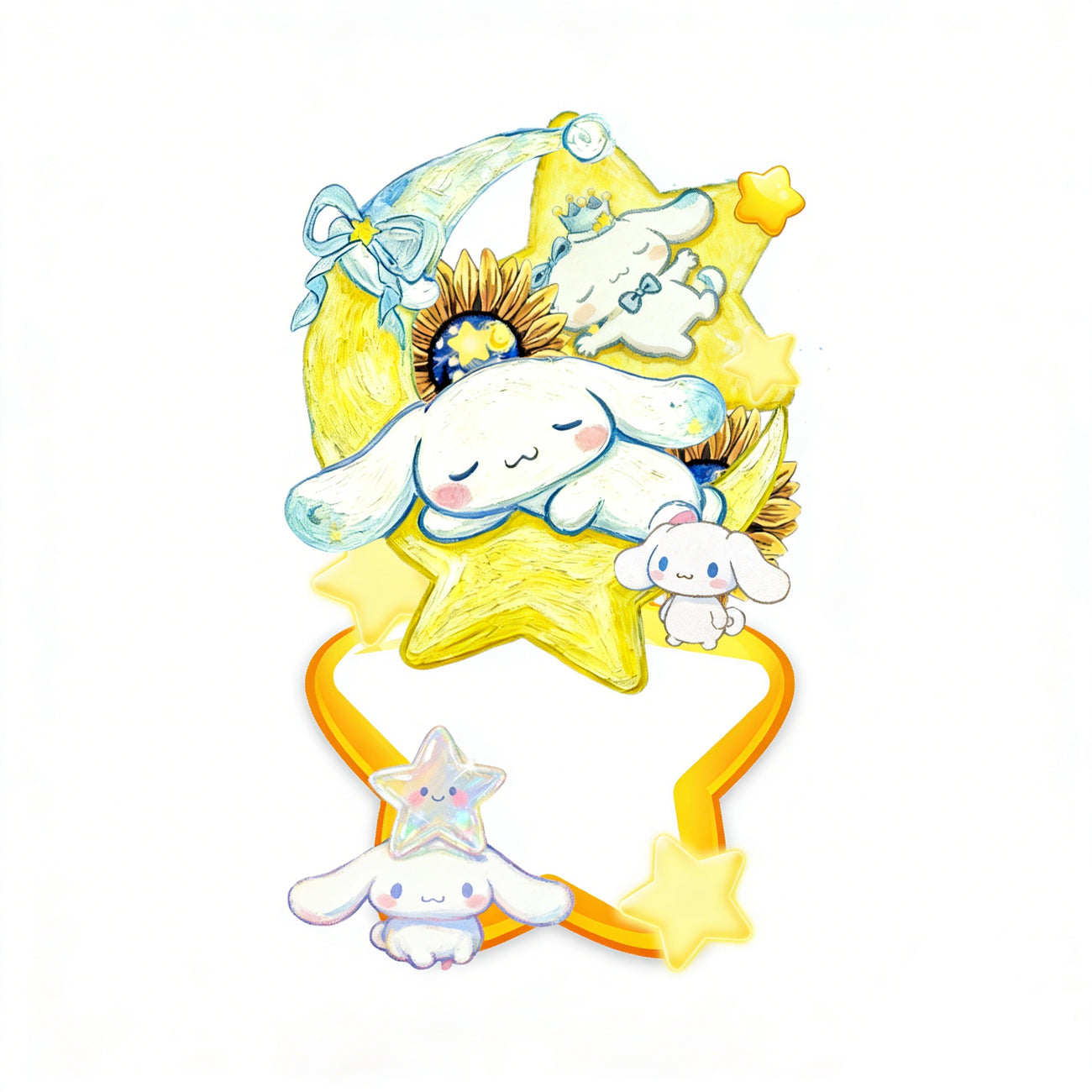 Cinnamoroll x Van Gogh Art Line A5 - Image 2
