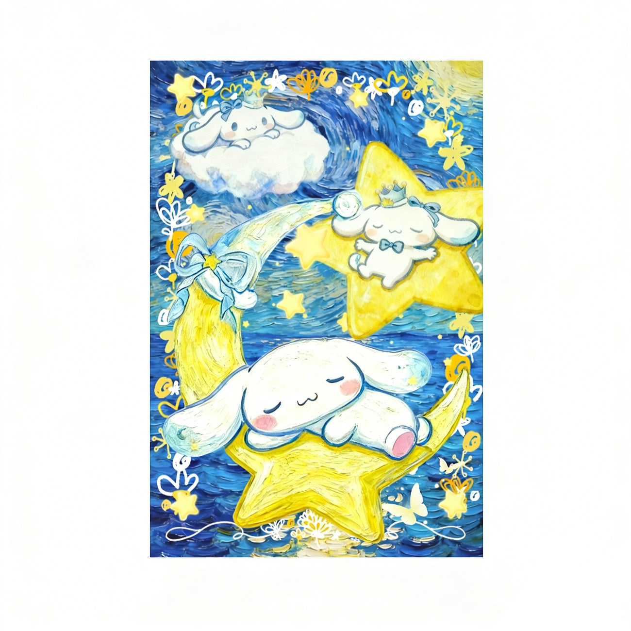 Cinnamoroll x Van Gogh Art Line A5